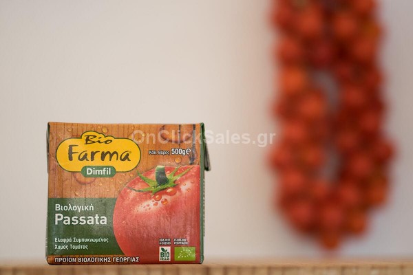 Biofarma Passata Χυμός Ντομάτας Tetra Pak Bio 500gr